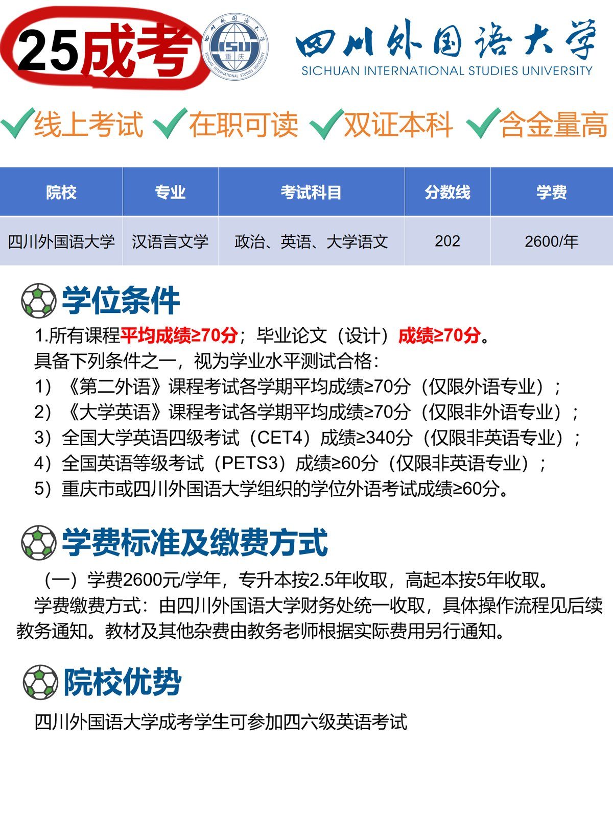 汉语言文学成人高考~四川外国语大学-2 汉语言文学成人高考~四川外国语大学-2