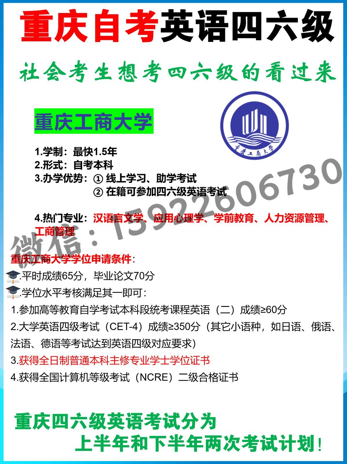 重庆自考四六级英语，社会的同学们看过来-2