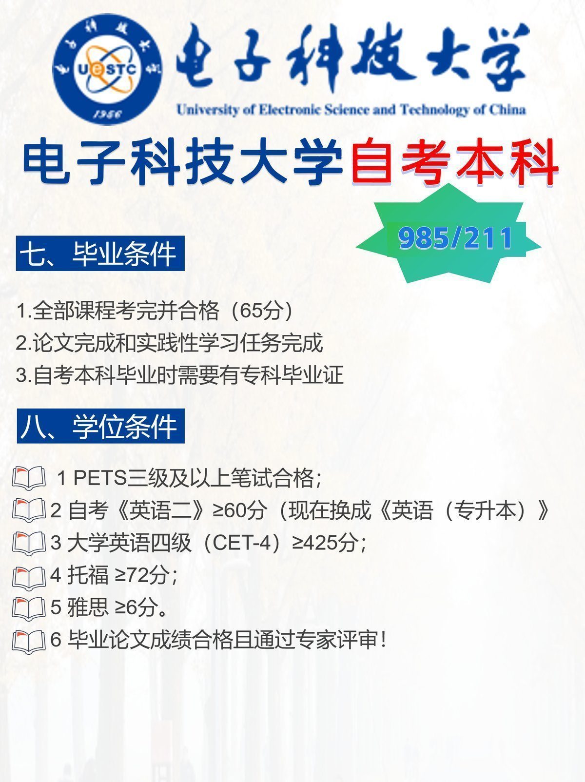 电子科技大学小自考1.5年拿证-2 电子科技大学小自考1.5年拿证-2
